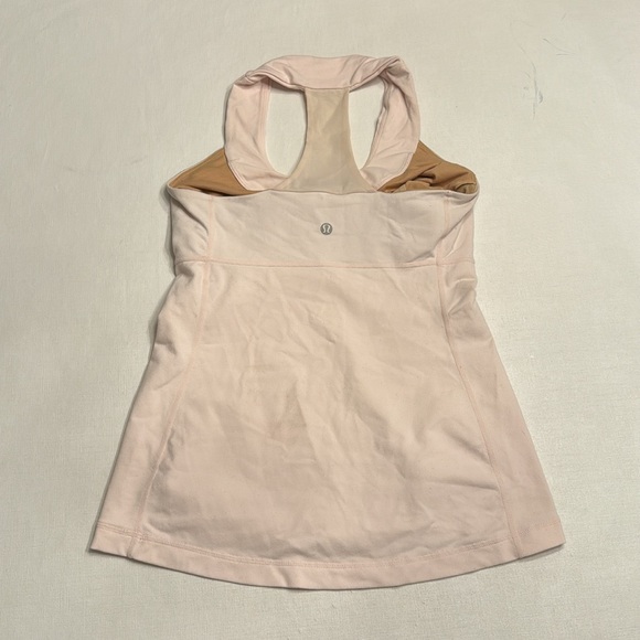 8. Lululemon Scoop Neck Tank Light Pink - Picture 3 of 5